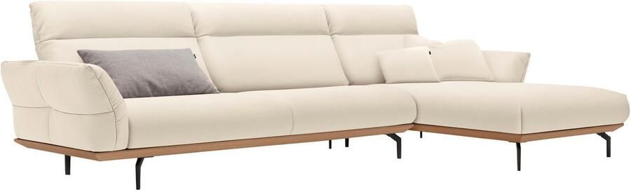 OTTO Creation BY ROLF BENZ Hoekbank Hs.460 Sokkel in eiken onderstel in umbra grijs breedte 338 cm - Foto 9