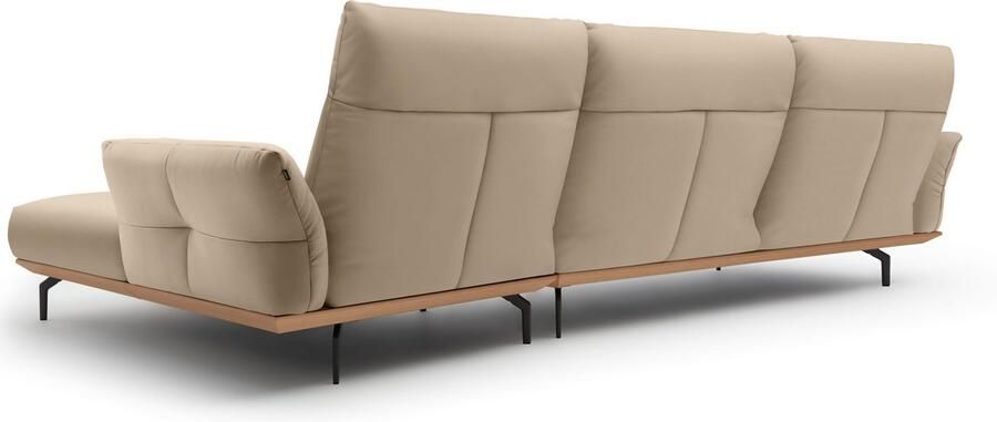 OTTO Creation BY ROLF BENZ Hoekbank Hs.460 Sokkel in eiken onderstel in umbra grijs breedte 338 cm - Foto 8