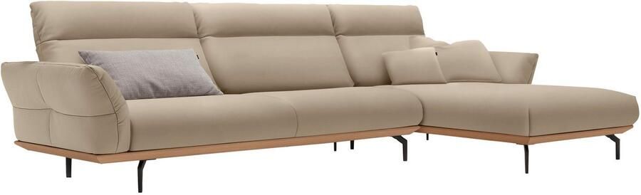 OTTO Creation BY ROLF BENZ Hoekbank Hs.460 Sokkel in eiken onderstel in umbra grijs breedte 338 cm - Foto 10