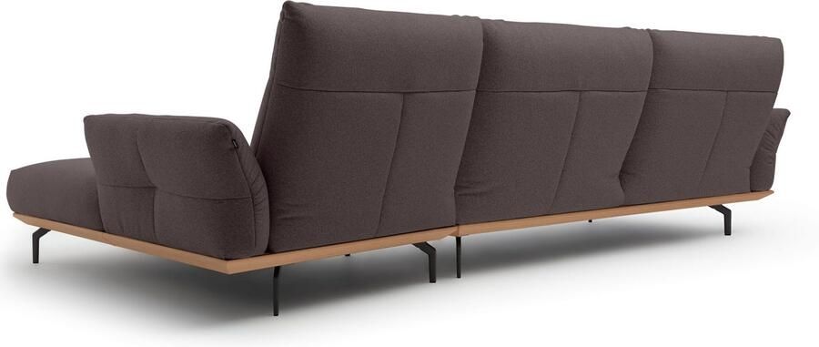 OTTO Creation BY ROLF BENZ Hoekbank Hs.460 Sokkel in eiken onderstel in umbra grijs breedte 338 cm - Foto 8