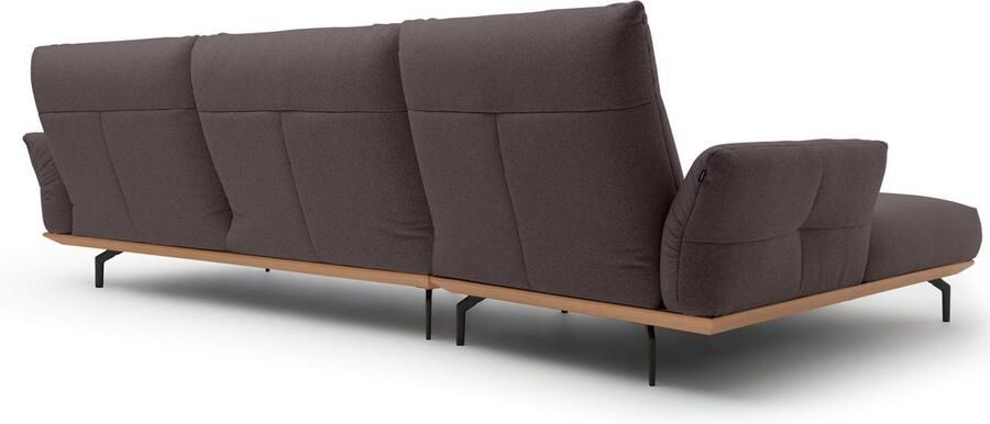 OTTO Creation BY ROLF BENZ Hoekbank Hs.460 Sokkel in eiken onderstel in umbra grijs breedte 338 cm - Foto 8