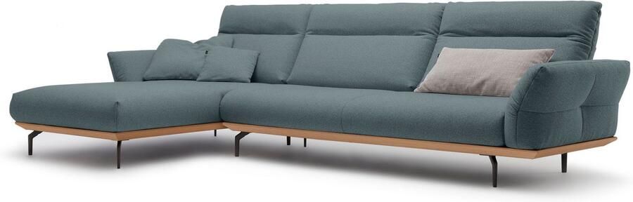 OTTO Creation BY ROLF BENZ Hoekbank Hs.460 Sokkel in eiken onderstel in umbra grijs breedte 338 cm - Foto 10