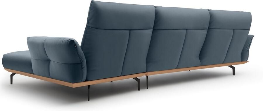 OTTO Creation BY ROLF BENZ Hoekbank Hs.460 Sokkel in eiken onderstel in umbra grijs breedte 338 cm - Foto 8