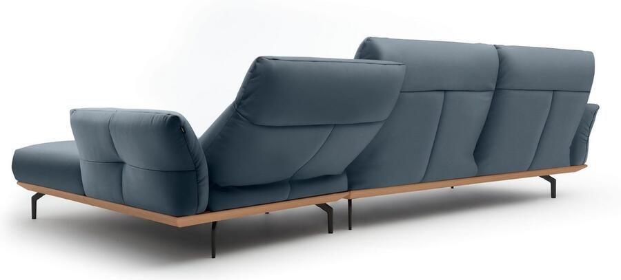 OTTO Creation BY ROLF BENZ Hoekbank Hs.460 Sokkel in eiken onderstel in umbra grijs breedte 338 cm - Foto 7