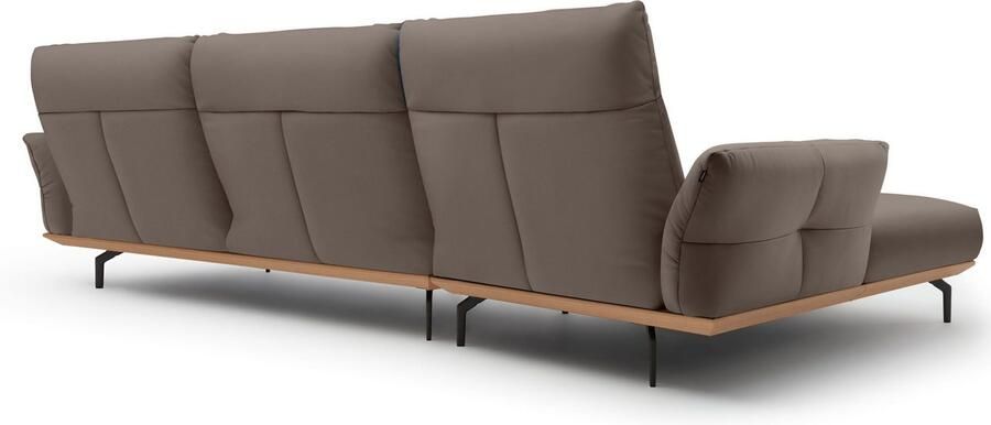 OTTO Creation BY ROLF BENZ Hoekbank Hs.460 Sokkel in eiken onderstel in umbra grijs breedte 338 cm - Foto 8