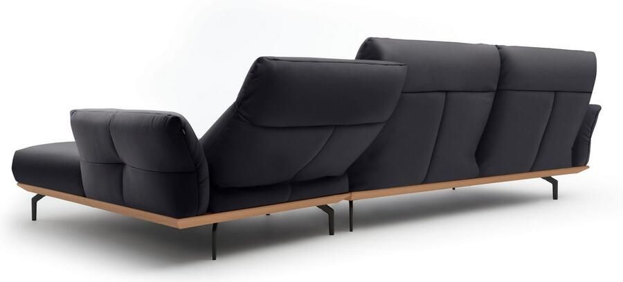 OTTO Creation BY ROLF BENZ Hoekbank Hs.460 Sokkel in eiken onderstel in umbra grijs breedte 338 cm - Foto 8