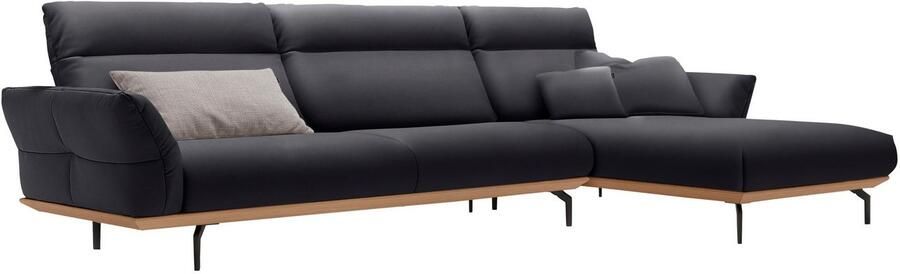 OTTO Creation BY ROLF BENZ Hoekbank Hs.460 Sokkel in eiken onderstel in umbra grijs breedte 338 cm - Foto 11