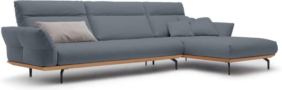 OTTO Creation BY ROLF BENZ Hoekbank Hs.460 Sokkel in eiken onderstel in umbra grijs breedte 338 cm - Foto 9