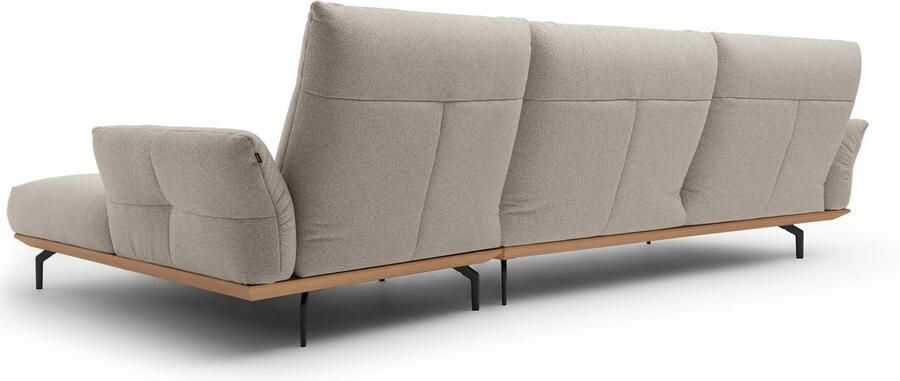 OTTO Creation BY ROLF BENZ Hoekbank Hs.460 Sokkel in eiken onderstel in umbra grijs breedte 338 cm - Foto 9