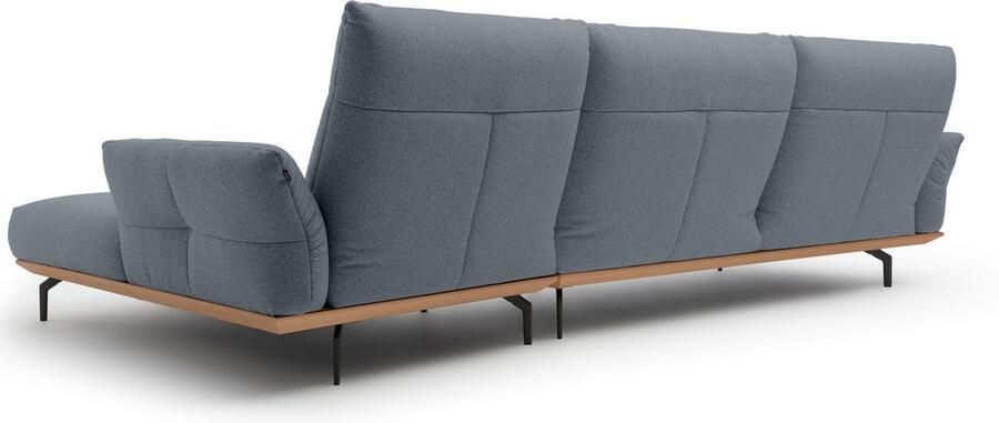 OTTO Creation BY ROLF BENZ Hoekbank Hs.460 Sokkel in eiken onderstel in umbra grijs breedte 338 cm - Foto 8