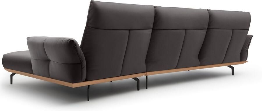 OTTO Creation BY ROLF BENZ Hoekbank Hs.460 Sokkel in eiken onderstel in umbra grijs breedte 338 cm - Foto 9