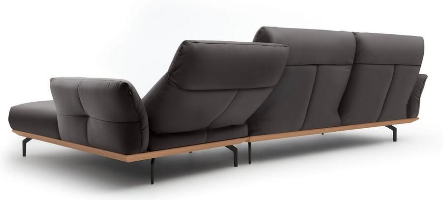 OTTO Creation BY ROLF BENZ Hoekbank Hs.460 Sokkel in eiken onderstel in umbra grijs breedte 338 cm - Foto 8