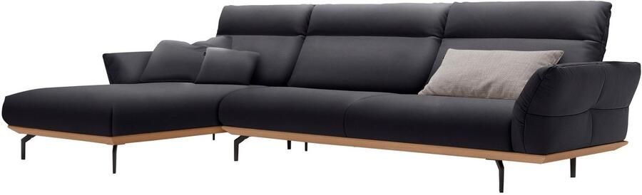 OTTO Creation BY ROLF BENZ Hoekbank Hs.460 Sokkel in eiken onderstel in umbra grijs breedte 338 cm - Foto 11