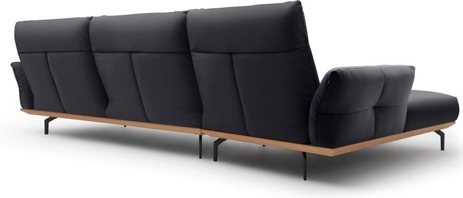 OTTO Creation BY ROLF BENZ Hoekbank Hs.460 Sokkel in eiken onderstel in umbra grijs breedte 338 cm - Foto 9