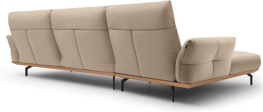 OTTO Creation BY ROLF BENZ Hoekbank Hs.460 Sokkel in eiken onderstel in umbra grijs breedte 338 cm - Foto 6