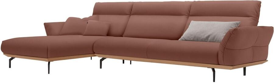 OTTO Creation BY ROLF BENZ Hoekbank Hs.460 Sokkel in eiken onderstel in umbra grijs breedte 338 cm - Foto 10