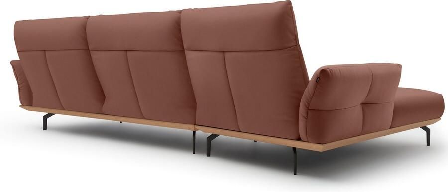 OTTO Creation BY ROLF BENZ Hoekbank Hs.460 Sokkel in eiken onderstel in umbra grijs breedte 338 cm - Foto 8