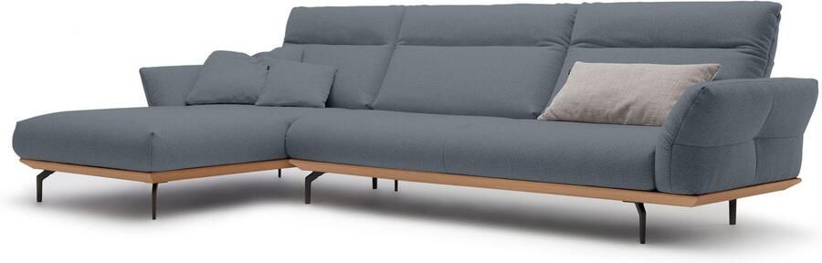 OTTO Creation BY ROLF BENZ Hoekbank Hs.460 Sokkel in eiken onderstel in umbra grijs breedte 338 cm - Foto 10