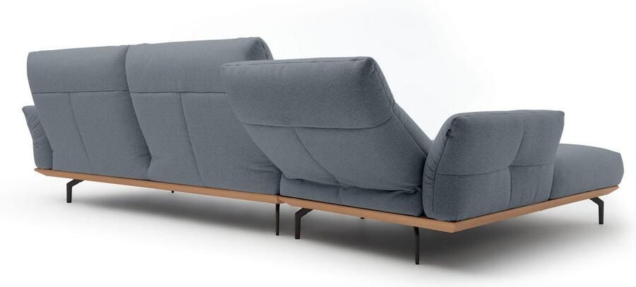 OTTO Creation BY ROLF BENZ Hoekbank Hs.460 Sokkel in eiken onderstel in umbra grijs breedte 338 cm - Foto 8