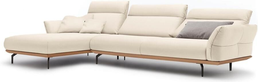 OTTO Creation BY ROLF BENZ Hoekbank Hs.460 Sokkel in eiken onderstel in umbra grijs breedte 338 cm - Foto 7