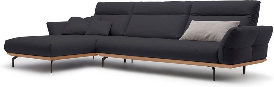 OTTO Creation BY ROLF BENZ Hoekbank Hs.460 Sokkel in eiken onderstel in umbra grijs breedte 338 cm - Foto 10