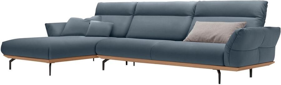 OTTO Creation BY ROLF BENZ Hoekbank Hs.460 Sokkel in eiken onderstel in umbra grijs breedte 338 cm - Foto 10