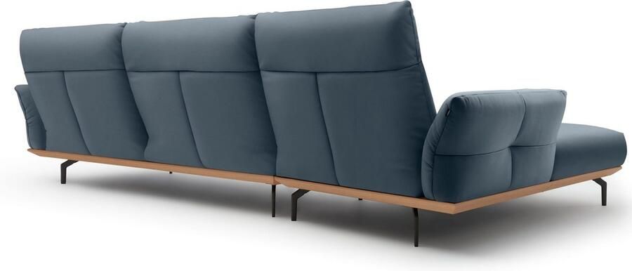 OTTO Creation BY ROLF BENZ Hoekbank Hs.460 Sokkel in eiken onderstel in umbra grijs breedte 338 cm - Foto 8