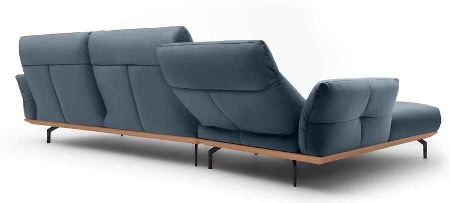 OTTO Creation BY ROLF BENZ Hoekbank Hs.460 Sokkel in eiken onderstel in umbra grijs breedte 338 cm - Foto 7