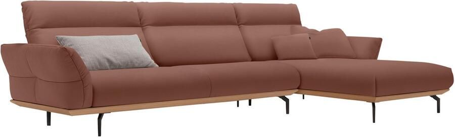 OTTO Creation BY ROLF BENZ Hoekbank Hs.460 Sokkel in eiken onderstel in umbra grijs breedte 338 cm - Foto 11