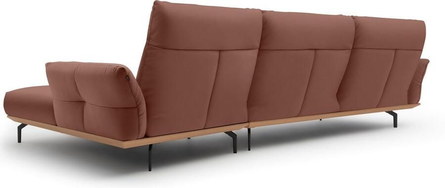 OTTO Creation BY ROLF BENZ Hoekbank Hs.460 Sokkel in eiken onderstel in umbra grijs breedte 338 cm - Foto 9