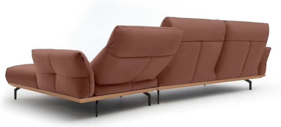 OTTO Creation BY ROLF BENZ Hoekbank Hs.460 Sokkel in eiken onderstel in umbra grijs breedte 338 cm - Foto 8