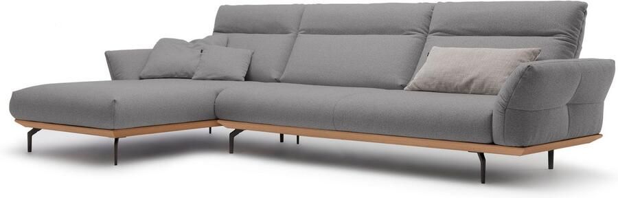 OTTO Creation BY ROLF BENZ Hoekbank Hs.460 Sokkel in eiken onderstel in umbra grijs breedte 338 cm - Foto 10