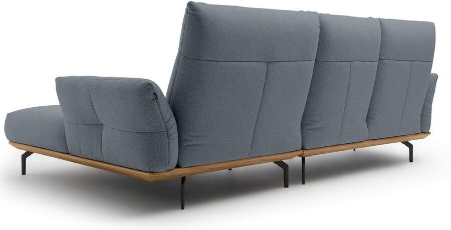 OTTO Creation BY ROLF BENZ Hoekbank Hs.460 Sokkel in walnotenhout onderstel in umbra grijs breedte 298 cm - Foto 8