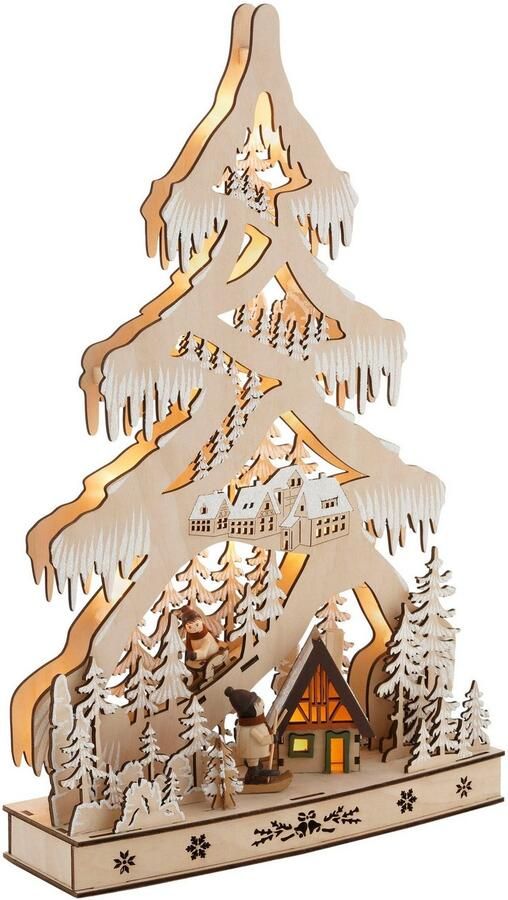 OTTO Deco-boom Kerstdecoratie sneeuwlandschap met LED-verlichting - Foto 5