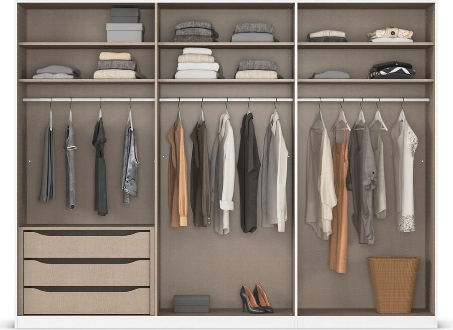 OTTO Draaideurkast Ferris kast breedte 2 10 m bestseller slaapkamerkast Kledingkast met spiegel in de uitvoeringen BASIC CLASSIC PREMIUM - Foto 18