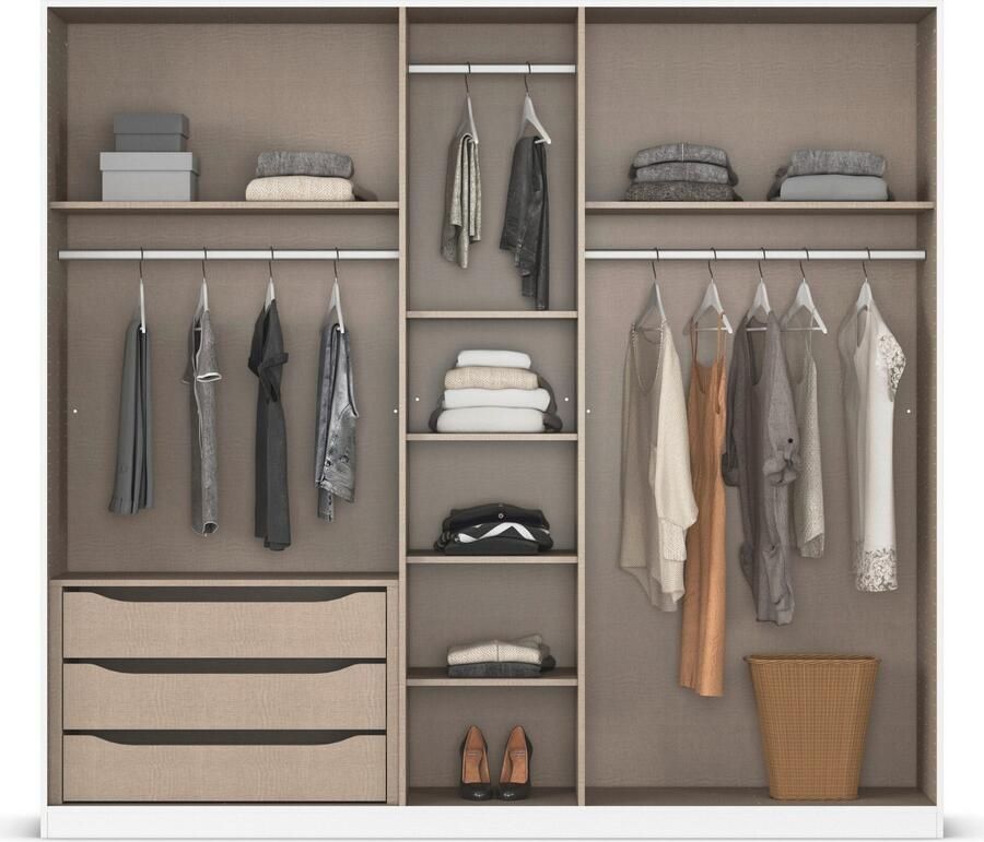 OTTO Draaideurkast Ferris kast breedte 2 10 m bestseller slaapkamerkast Kledingkast met spiegel in de uitvoeringen BASIC CLASSIC PREMIUM - Foto 18