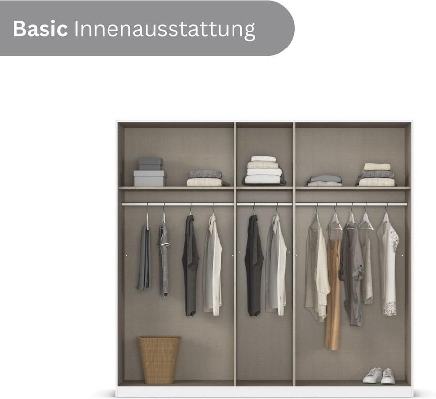 OTTO Draaideurkast Ferris kast breedte 2 10 m bestseller slaapkamerkast Kledingkast met spiegel in de uitvoeringen BASIC CLASSIC PREMIUM - Foto 15