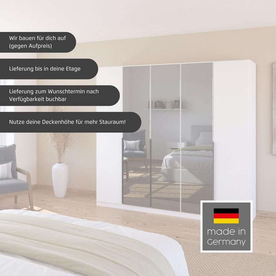 OTTO Draaideurkast Ferris kast breedte 2 10 m bestseller slaapkamerkast Kledingkast met spiegel in de uitvoeringen BASIC CLASSIC PREMIUM