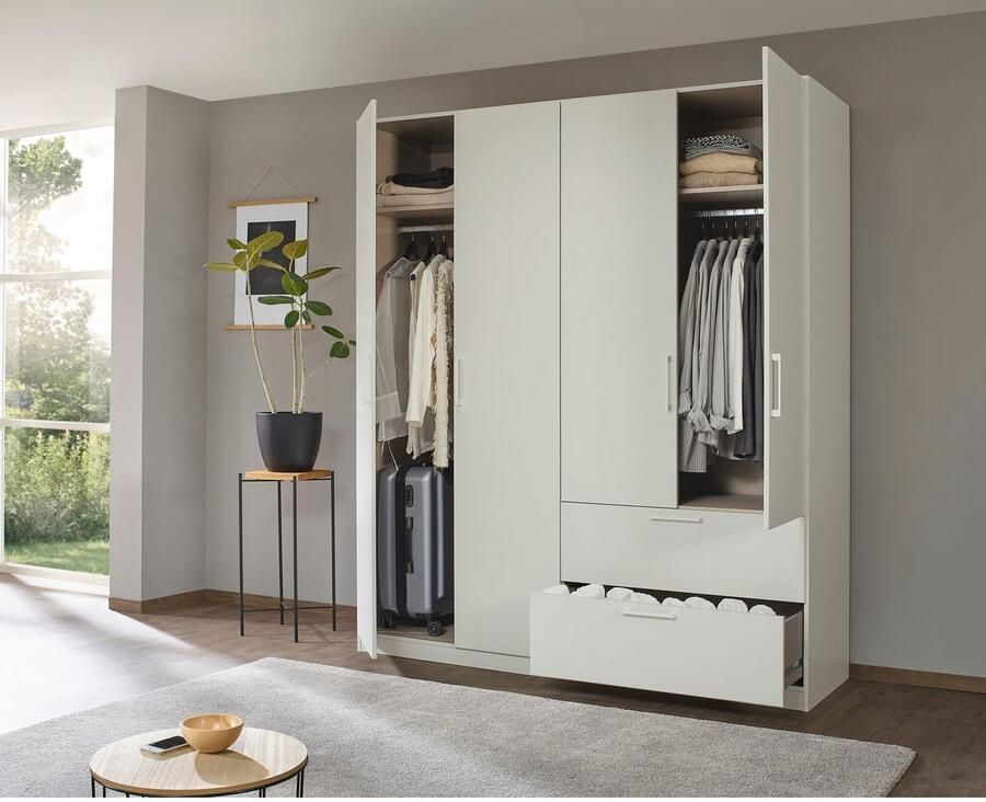 OTTO Slaapkamerserie Compleet slaapkamer Challenger (Set van 4 delen) Kast 2 breedtes bed 3 breedtes 2 nachttafels MADE IN GERMANY - Foto 18