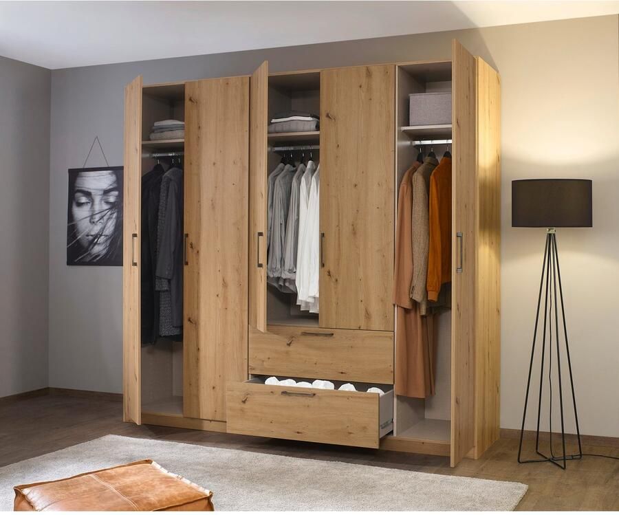 OTTO Slaapkamerserie Compleet slaapkamer Challenger (Set van 4 delen) Kast 2 breedtes bed 3 breedtes 2 nachttafels MADE IN GERMANY - Foto 12