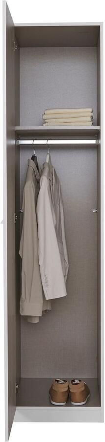 OTTO Draaideurkast Kledingkast VANDOR in drie breedtes hoogte 197 cm grepen in grijs metallic made in germany - Foto 14