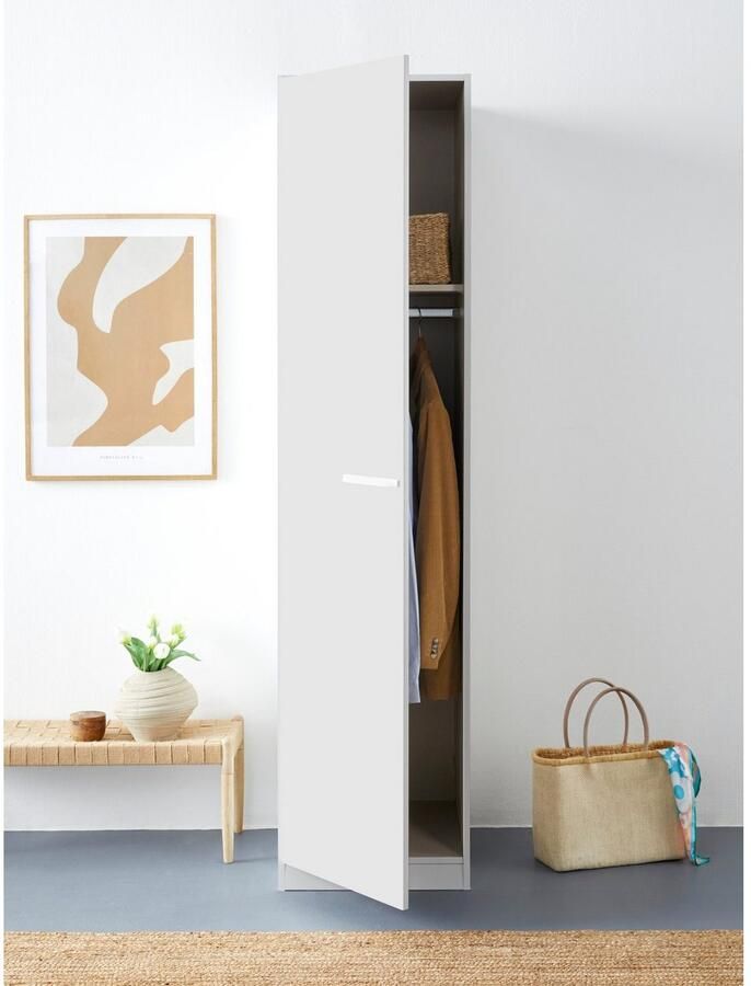 OTTO Draaideurkast Kledingkast VANDOR in drie breedtes hoogte 197 cm grepen in grijs metallic made in germany - Foto 7