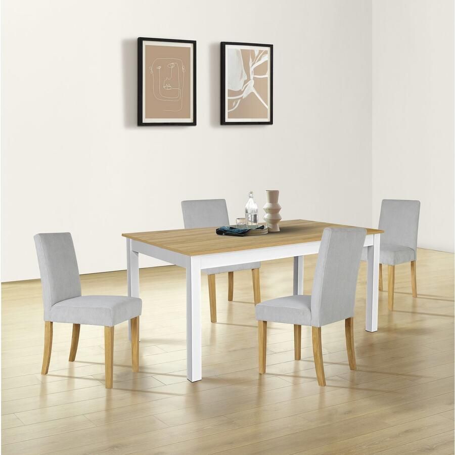 OTTO Eettafel Olst 's Choice in landhuisstijl met onderhoudsvriendelijke oppervlakte verschillende maten