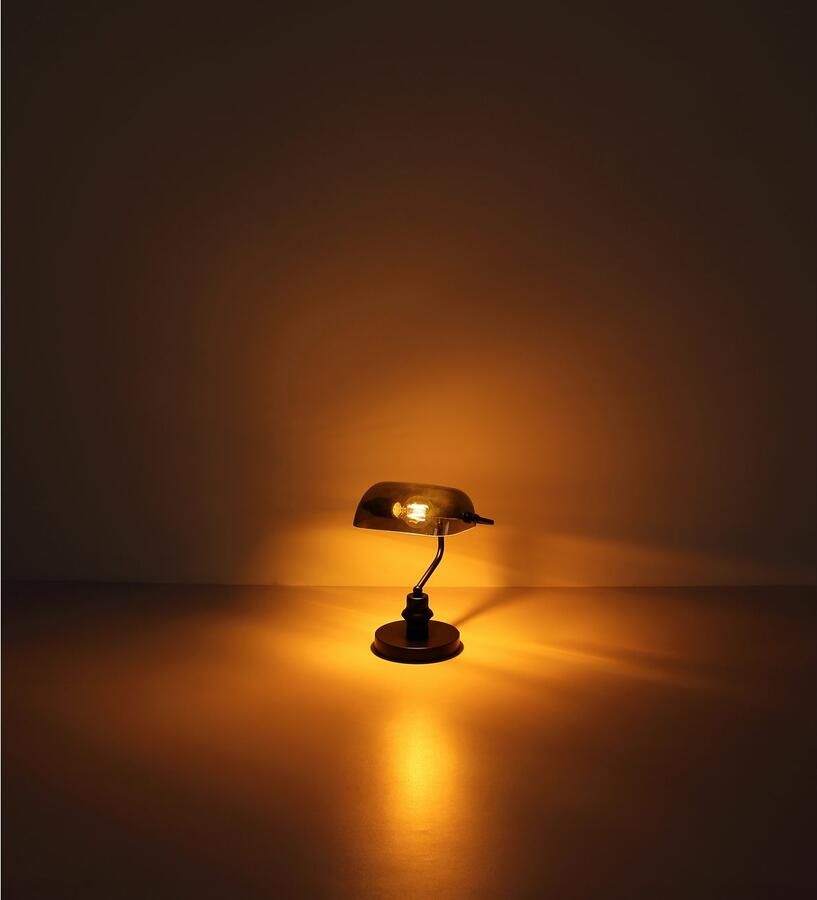 OTTO Globo Lightning Bureaulamp Antiek Bankierslamp bankierlamp (1 stuk) - Foto 2