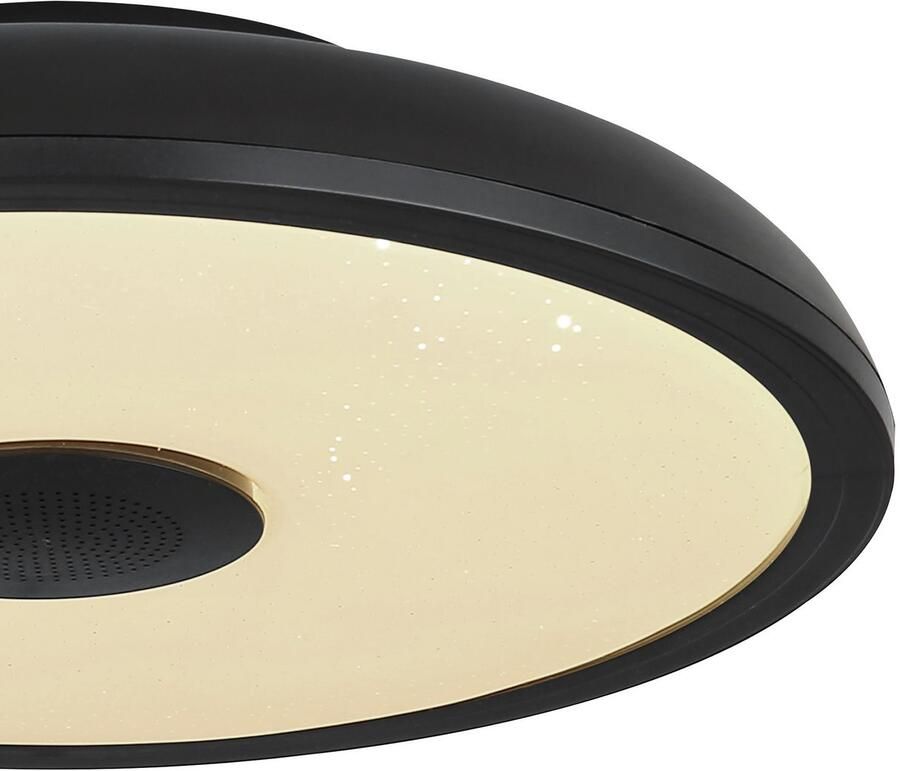 OTTO Globo Lightning Led-plafondlamp Raffy Luidspreker plafondlamp kunststof led muziek (1 stuk) - Foto 3