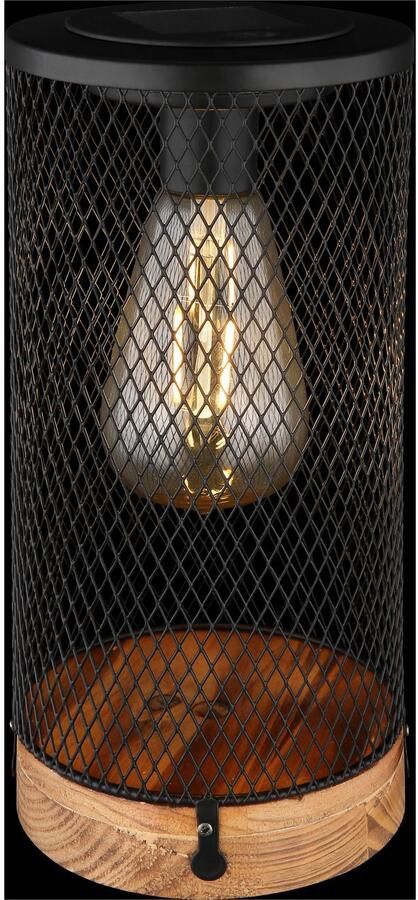 OTTO Globo Lightning Led-solarlamp Zonne-energie Drukschakelaar IP44 ø: 120mm H: 255mm (1 stuk) - Foto 2