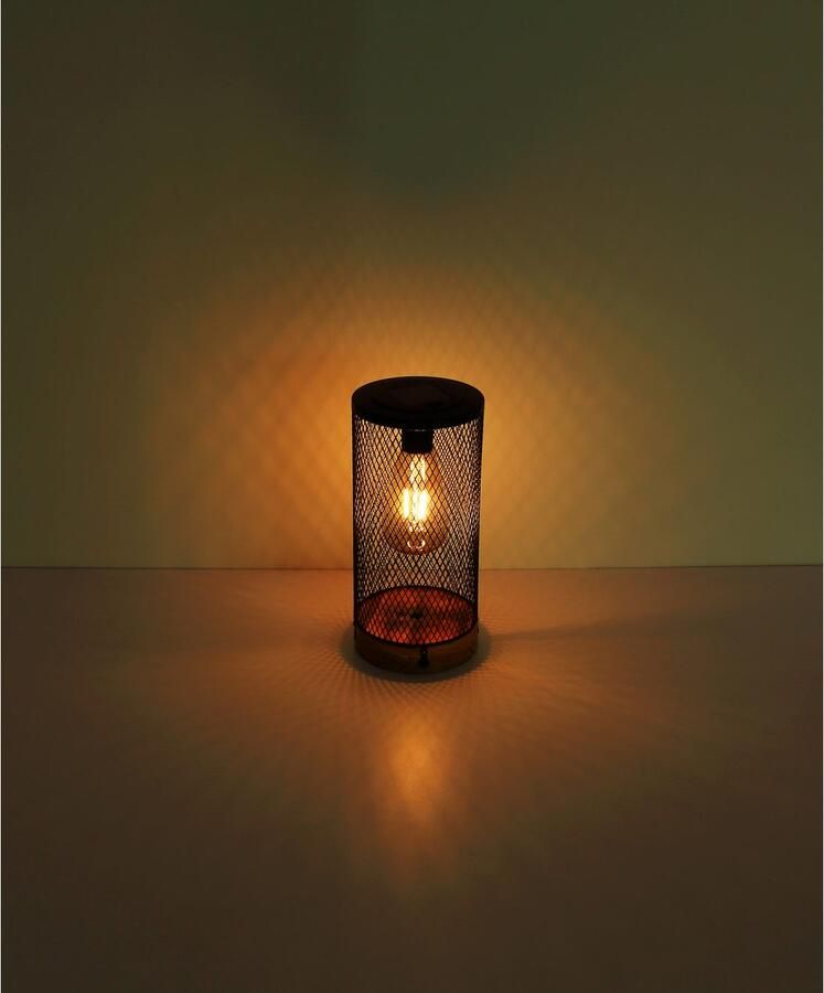 OTTO Globo Lightning Led-solarlamp Zonne-energie Drukschakelaar IP44 ø: 120mm H: 255mm (1 stuk)