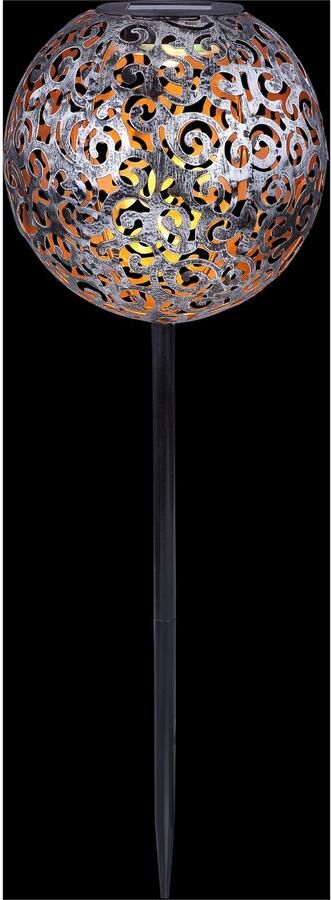 OTTO Globo Lightning Led-solarlamp Zonne-energie IP44 Ø 180mm H: 540mm met grondpen (1 stuk) - Foto 4