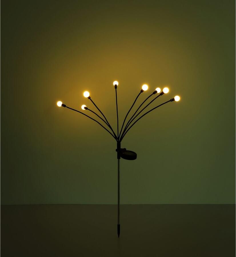 OTTO Globo Lightning Led-solarlamp Zonne-energie Schuifschakelaar beweegbaar LxBxH: 200x120x700mm (1 stuk)