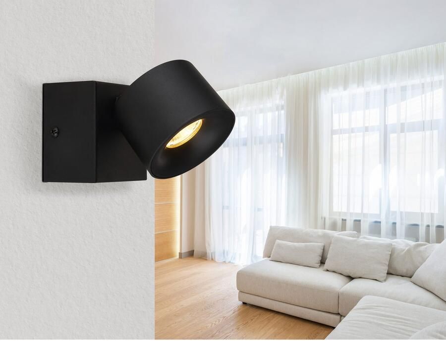 OTTO Globo Lightning Led-wandlamp Rae warmwitte lichtkleur van 3000k bxh: 72x95mm (1 stuk) - Foto 3